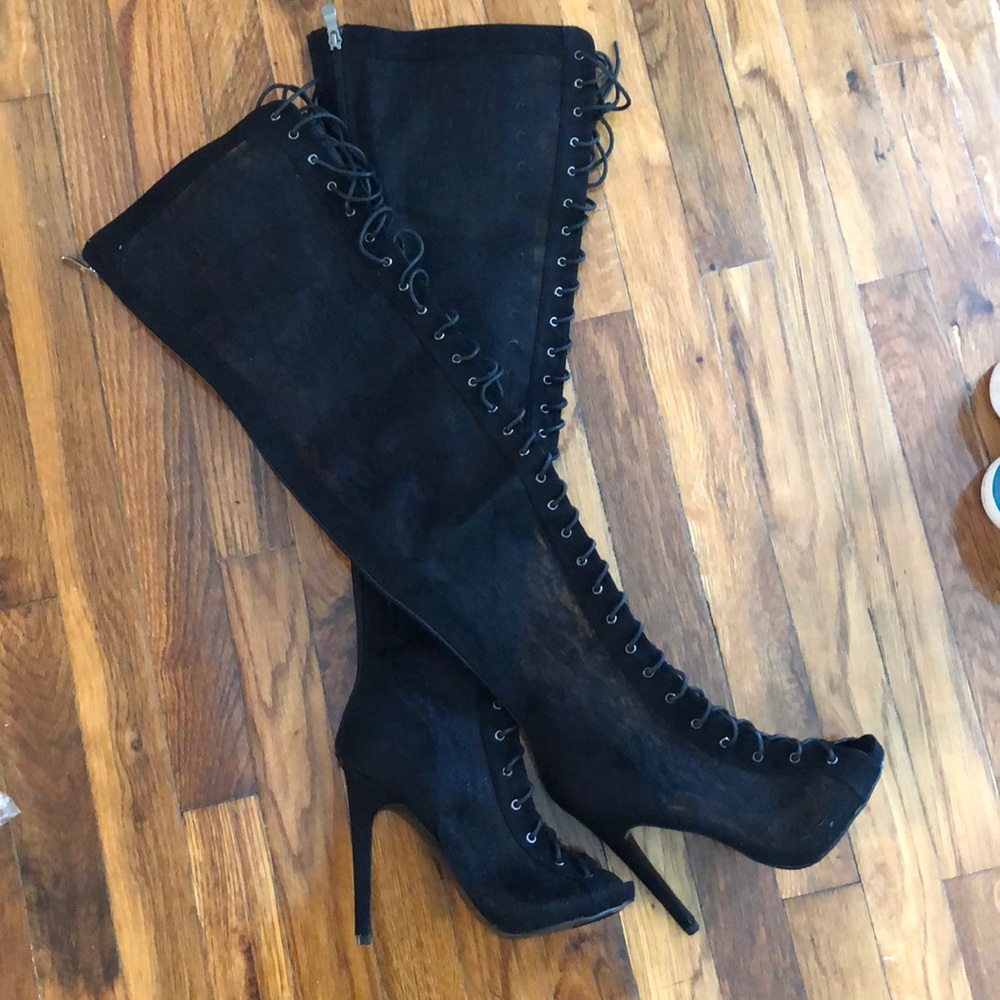 BRAND NEW NEVER WORN THIGH HIGH BOOTS